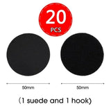 Lot de 20 paires de Scratchs autocollants universels