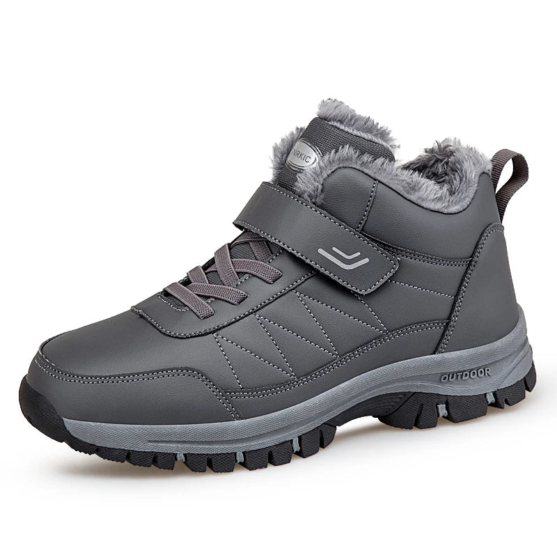 Bottines Fourrées Unisexes - Velcro Réglable