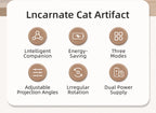 Jouet rotatif laser à LED infrarouge à trois modes pour chat