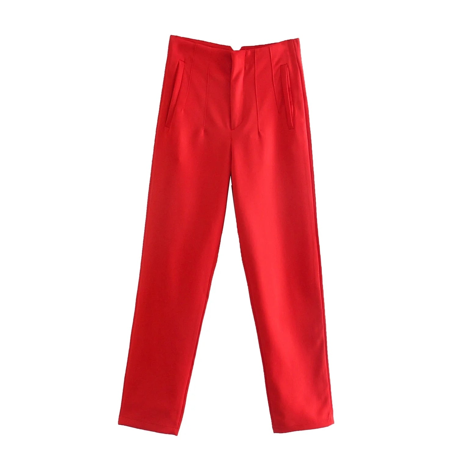 Pantalon taille haute pour femme
