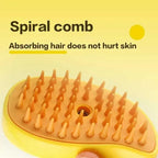Brosse à Vapeur 3 en 1 pour Chien et Chat, Peigne de Toilettage