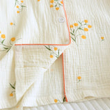 Pyjama d'été 3PCS en crêpe de coton