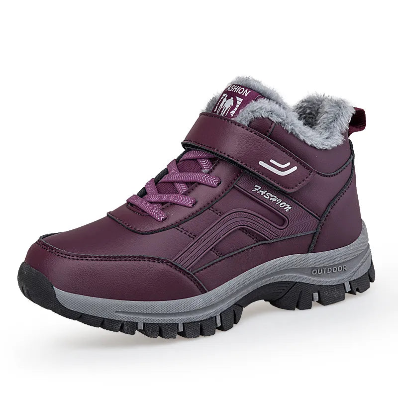 Bottines Fourrées Unisexes - Velcro Réglable