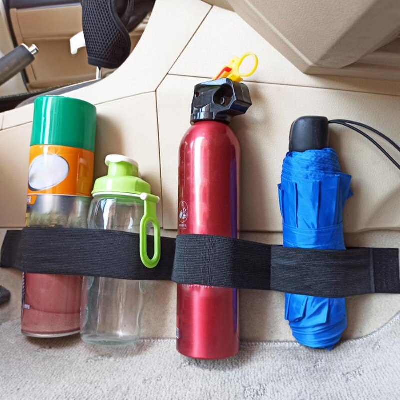 1 achetée = 1 offerte ! Ceinture de Fixation pour Coffre de Voiture - En Nylon Noir