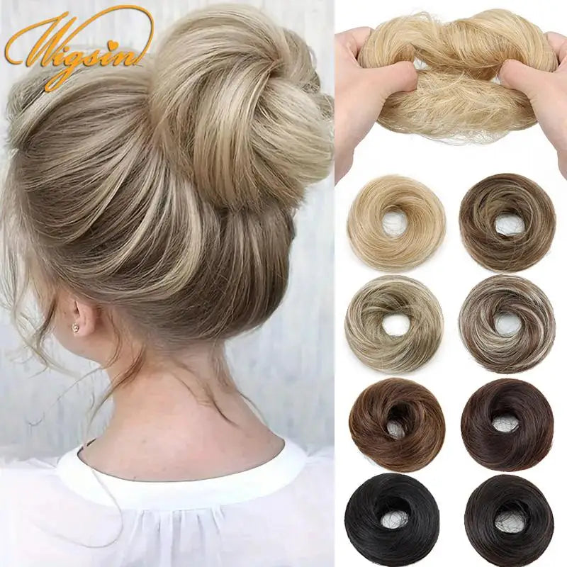 Chouchou Effet Faux Chignon Élégant