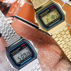Montre digital bracelet en acier inoxydable - Modèle Mixte
