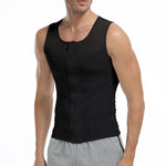 2 x Chemise de Compression Amincissante pour Homme