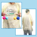Lot de 2 Ponchos de Pluie + Housse Porte Clé