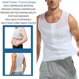 2 x Chemise de Compression Amincissante pour Homme