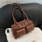 Sac à main en Cuir PU à double poches