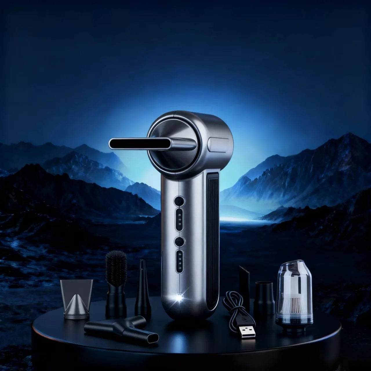 Souffleur Turbo Rechargeable Ultra Puissant - 130000 RPM