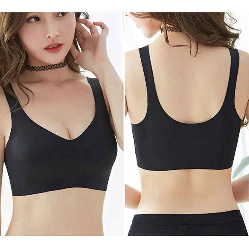 Soutien-gorge en Soie Glacée sans armatures et coutures ajustable