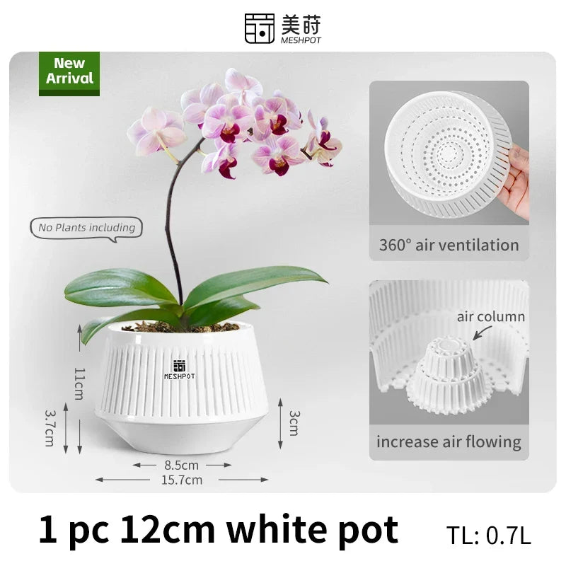 Pot Spécial Orchidée - 360° de Ventilation