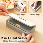 Mini thermoscelleuse rechargeable pour sacs plastique - compact, facile à utiliser