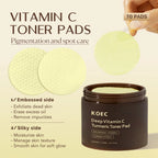 70 Disques Visage Imbibés – Formules AHA & BHA, Acide Salicylique et Lactique, Exfoliants, Hydratants et Éclat du Teint