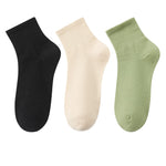 Lot de 3 paires de Chaussettes Courtes Confort & Douceur – 100% Coton