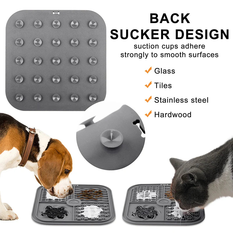Tapis de léchage et d'occupation pour chien et chat