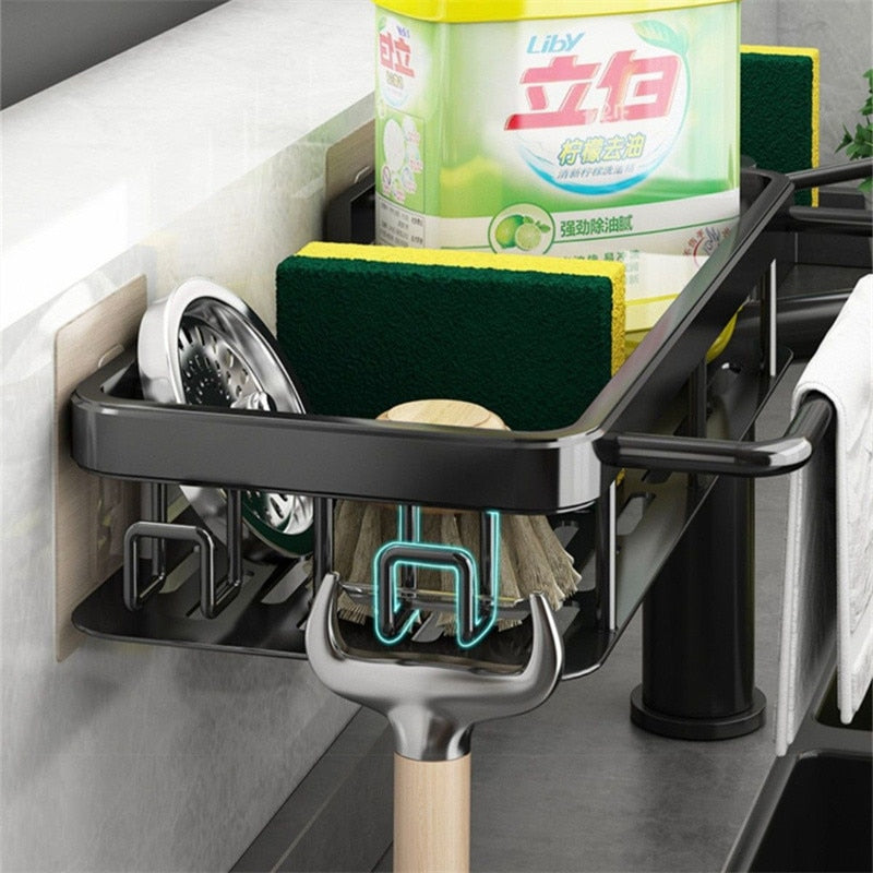 Égouttoir d'évier de cuisine en aluminium