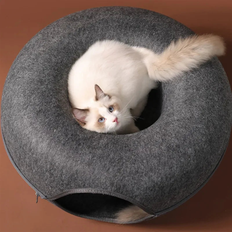 Lit Donut pour chat, Tunnel de jeu interactif