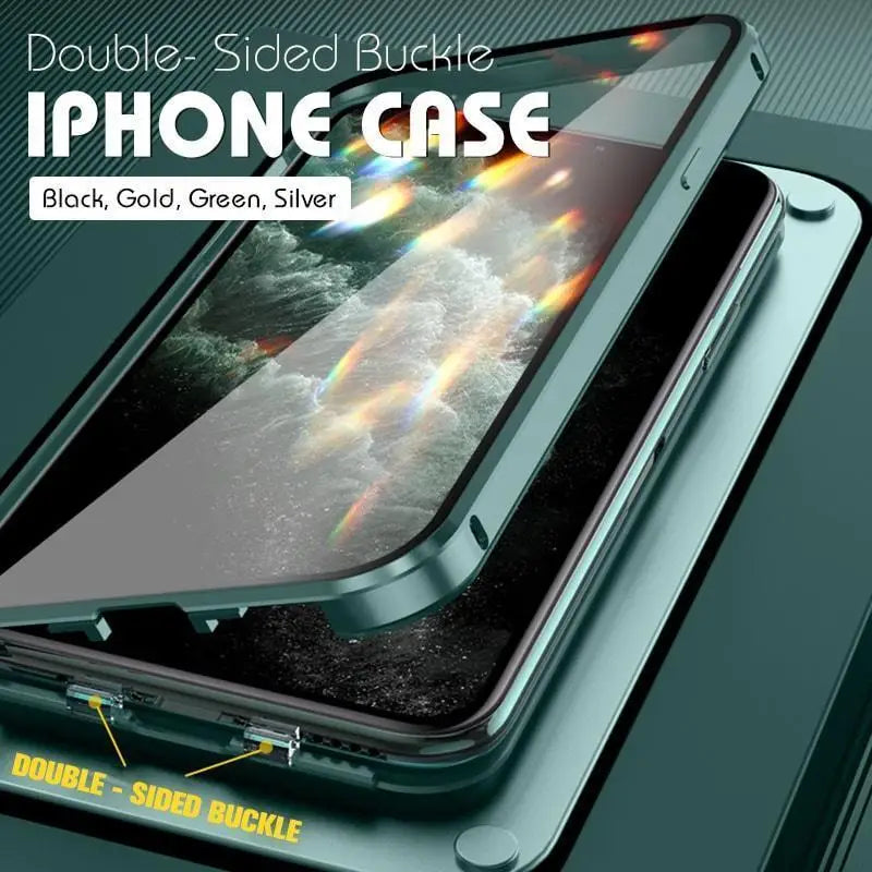 Coque Trempé magnétique Transparente pour iPhone