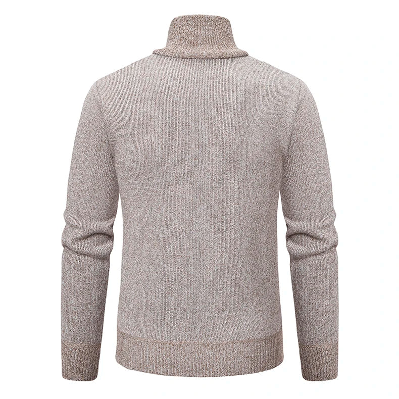 Pull Zippé Homme avec Poche - Chaleur & Style