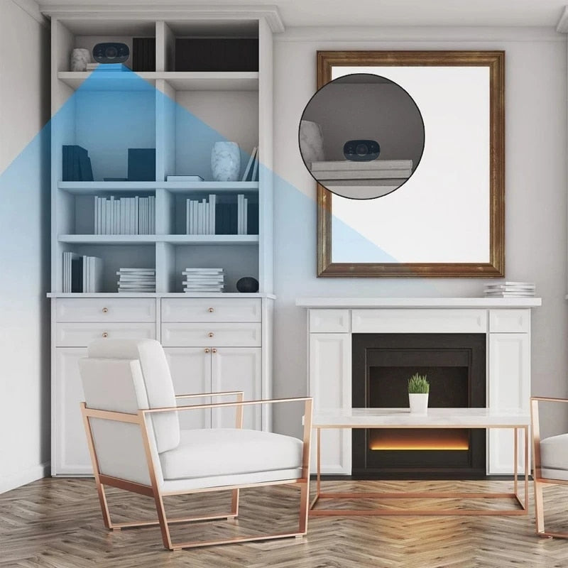 Caméra de sécurité wifi sans fil avec bras pliable