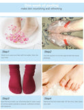 Lot de 6 paires masques exfoliants pour pied