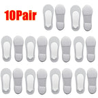 Lot de 3 Paies de Chaussettes Semelles Invisibles Antidérapantes Femme avec Coussinets Amortissants