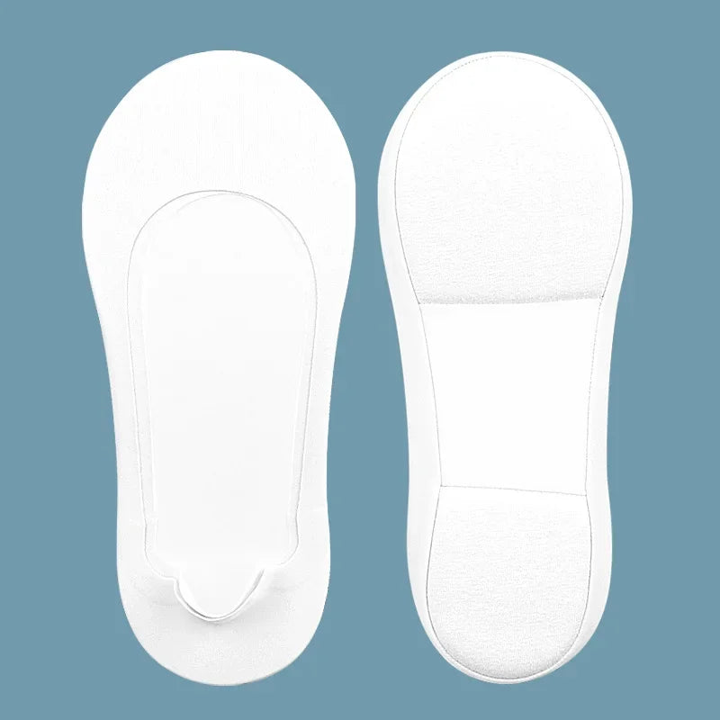 Lot de 3 Paies de Chaussettes Semelles Invisibles Antidérapantes Femme avec Coussinets Amortissants