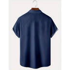 Chemise Légère à Imprimé Patchwork - Homme