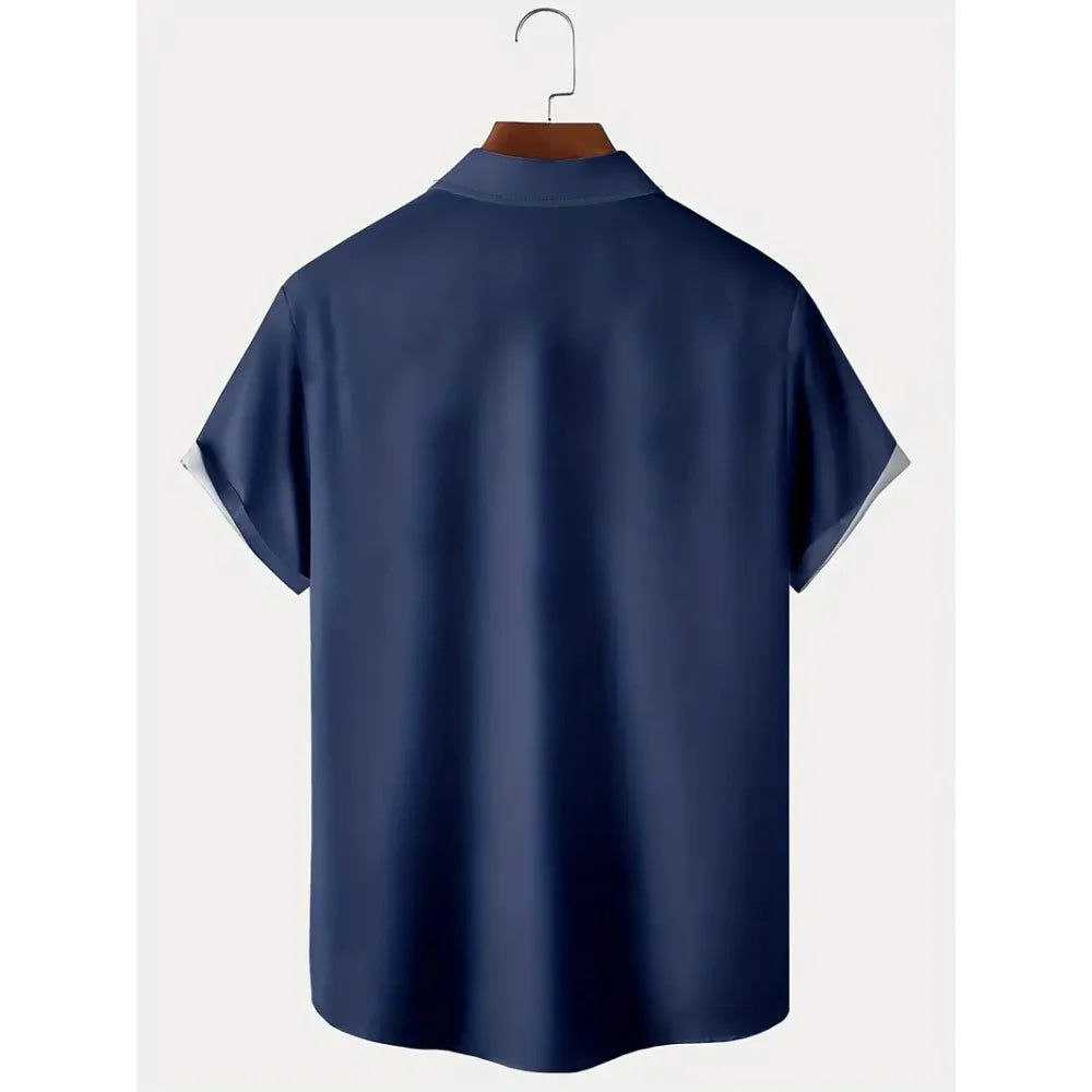 Chemise Légère à Imprimé Patchwork - Homme