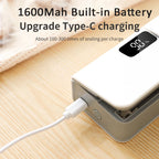 Mini thermoscelleuse rechargeable pour sacs plastique - compact, facile à utiliser
