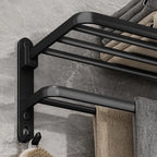 Support de serviette pliant en aluminium