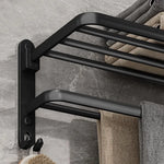 Support de serviette pliant en aluminium