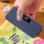Mini thermoscelleuse rechargeable pour sacs plastique - compact, facile à utiliser