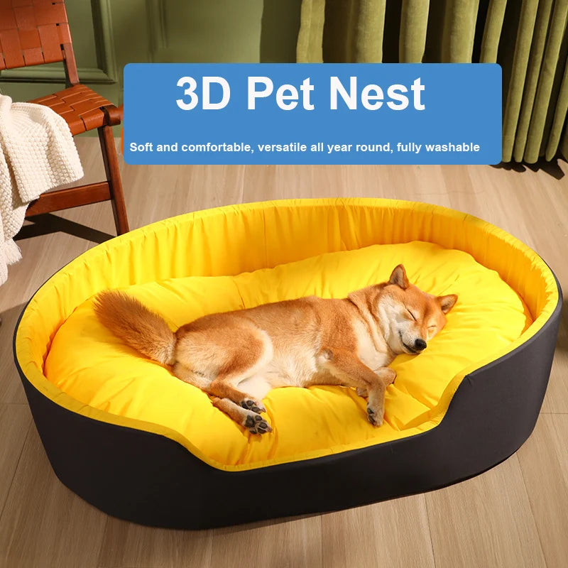 Grand lit pour animaux de compagnie