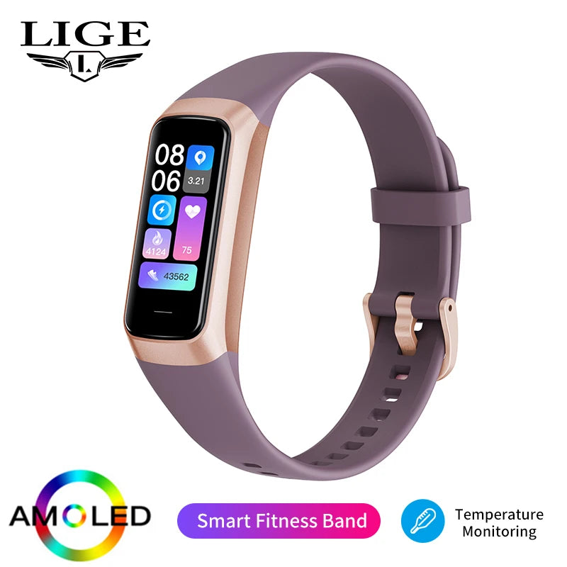 AMOLED Smartwatch - Waterproof Smartwatch with Sport and Heart Rate Tracking