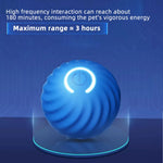 Jouet intelligent pour animaux de compagnie, boule mobile USB