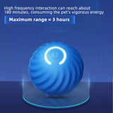 Jouet intelligent pour animaux de compagnie, boule mobile USB
