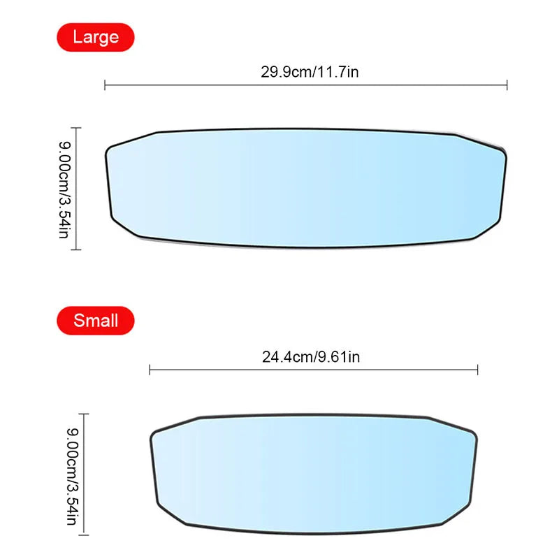 Rétroviseur intérieur Grand Angle Anti-Éblouissement