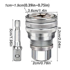 Clé à Douille Universelle Réglable 10–19 mm – Cliquet Multifonction avec Tige – Kit 2 Pièces