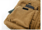 Veste sans manches double poche en velour cotelé - Intérieur polaire