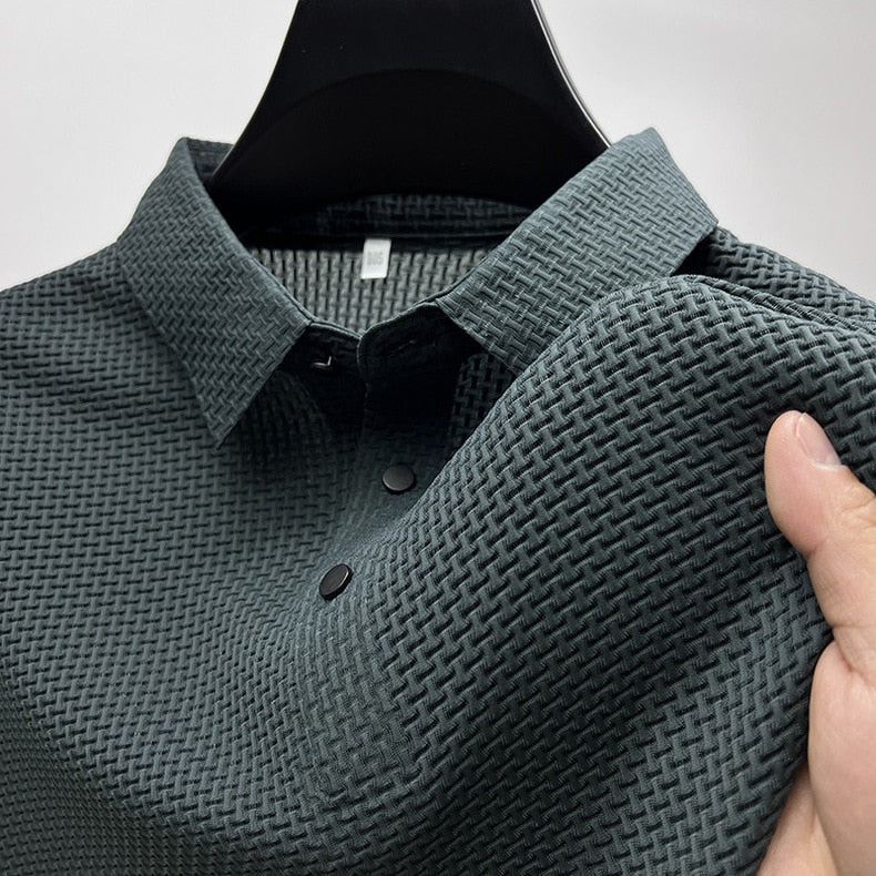 Polo de punto calado transpirable - Hombre