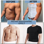 2 x Chemise de Compression Amincissante pour Homme
