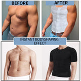 2 x Chemise de Compression Amincissante pour Homme