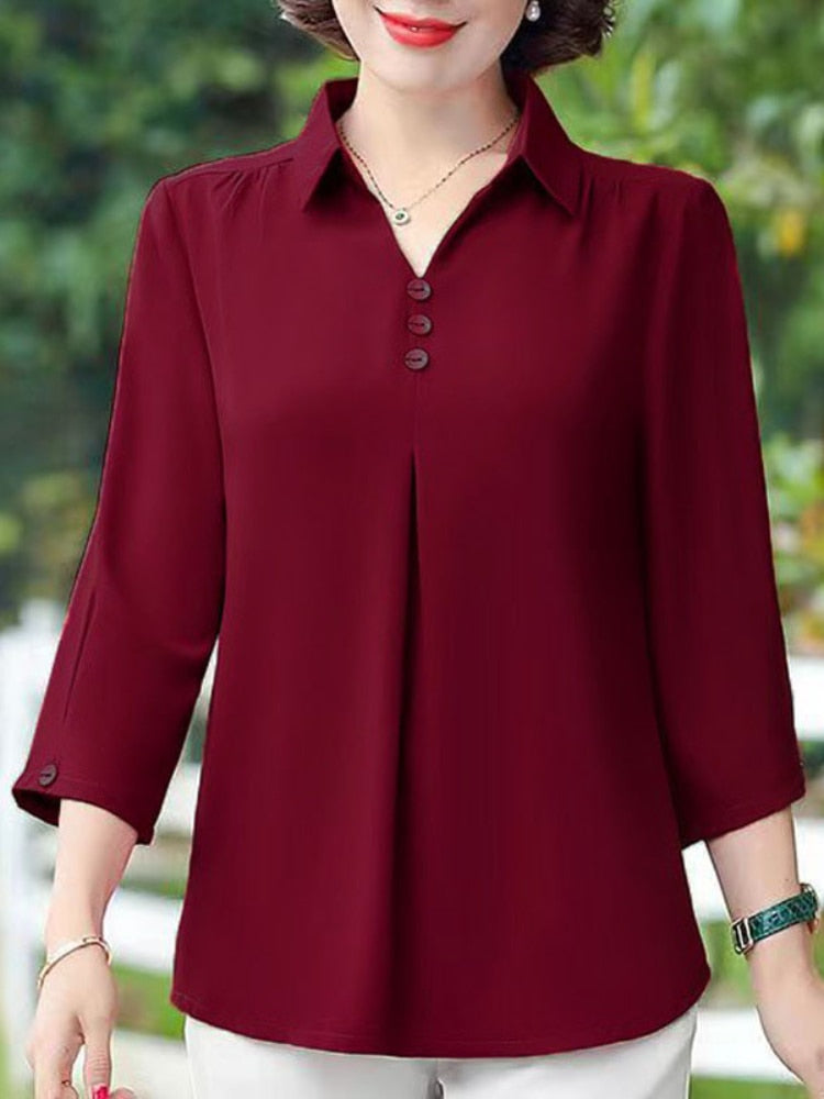 Chemisier vintage ELEGANCE pour femme