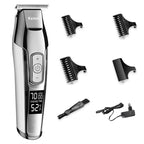 Tondeuse professionnelle sans-fil avec écran LCD + Accessoires