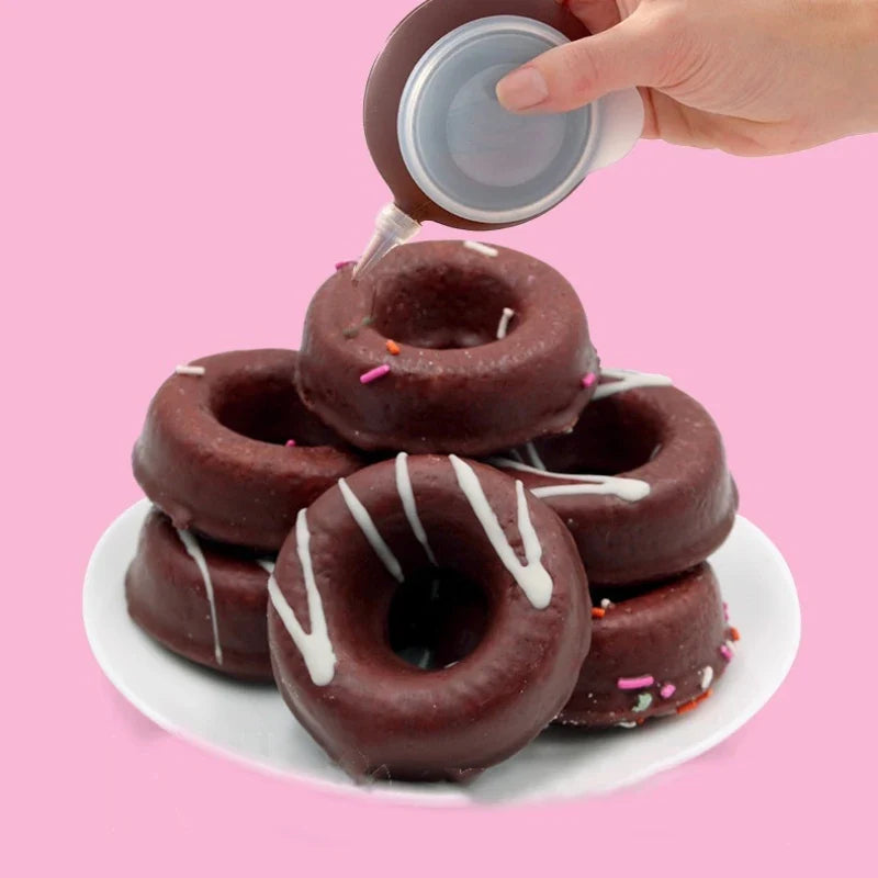 Kit de Décoration Pâtisserie en Silicone avec 4 Douilles – Poche à Douille Réutilisable pour Gâteaux, Cupcakes, Macarons & Glaçage