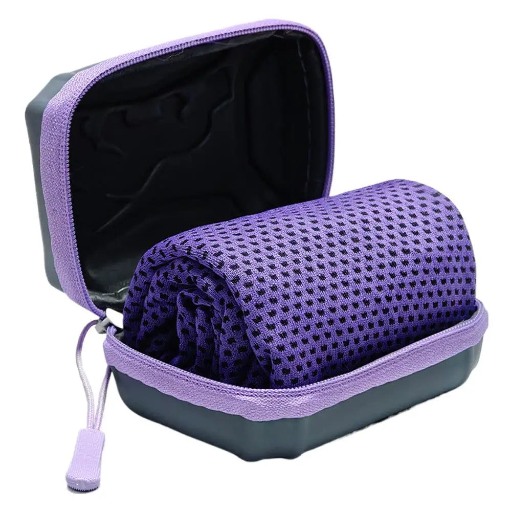 Serviette Rafraîchissante Sport & Voyage – Séchage Rapide, Légère & Compacte + Pochette OFFERTE