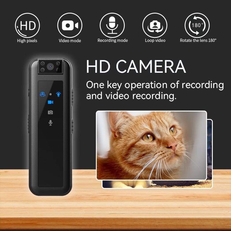 NightGuard 1080P: Caméra de poche + Carte SD 16 Go